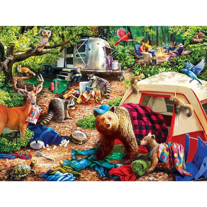 Masterpiece Campside - Campsite Trouble 300 Piece EZ Grip Jigsaw Puzzle - Image 2