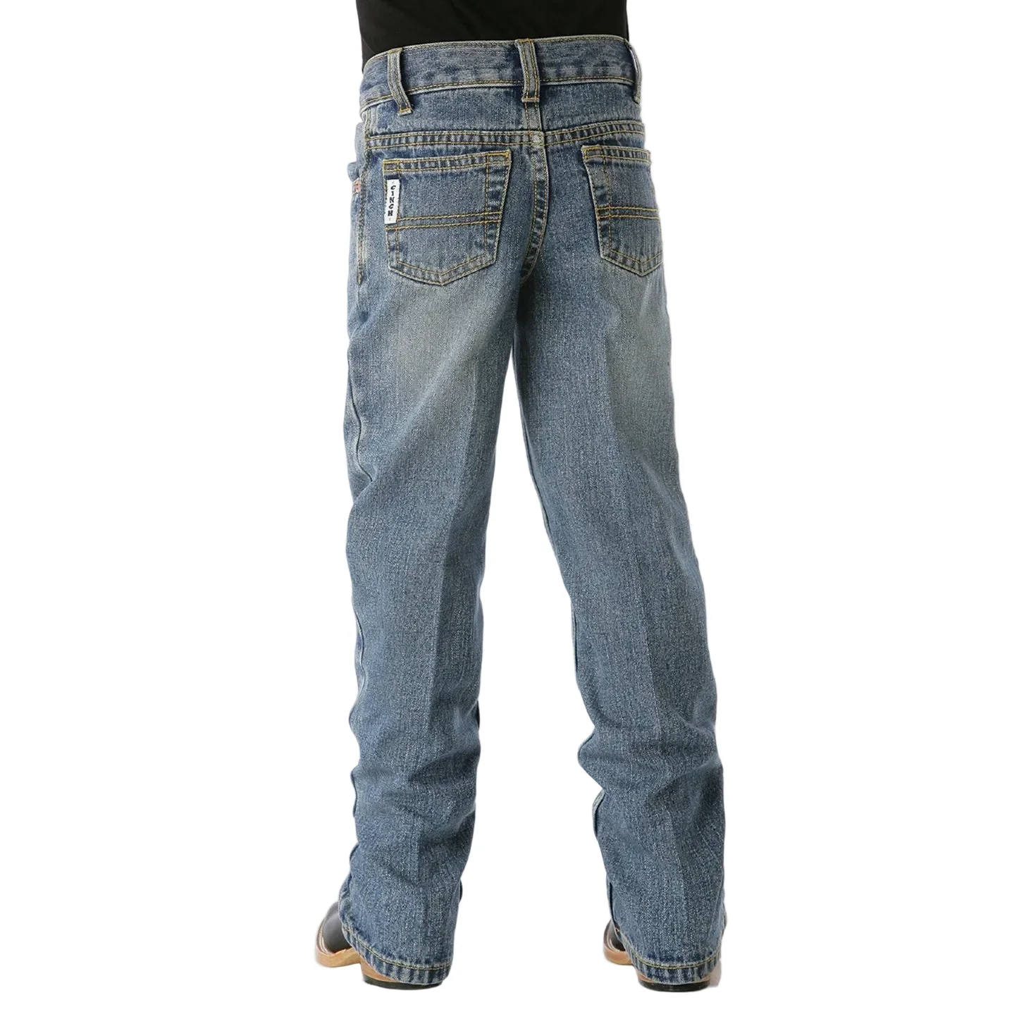 Cinch Toddler Boy's White Label Slim Fit Jeans - Medium Stonewash - Image 2