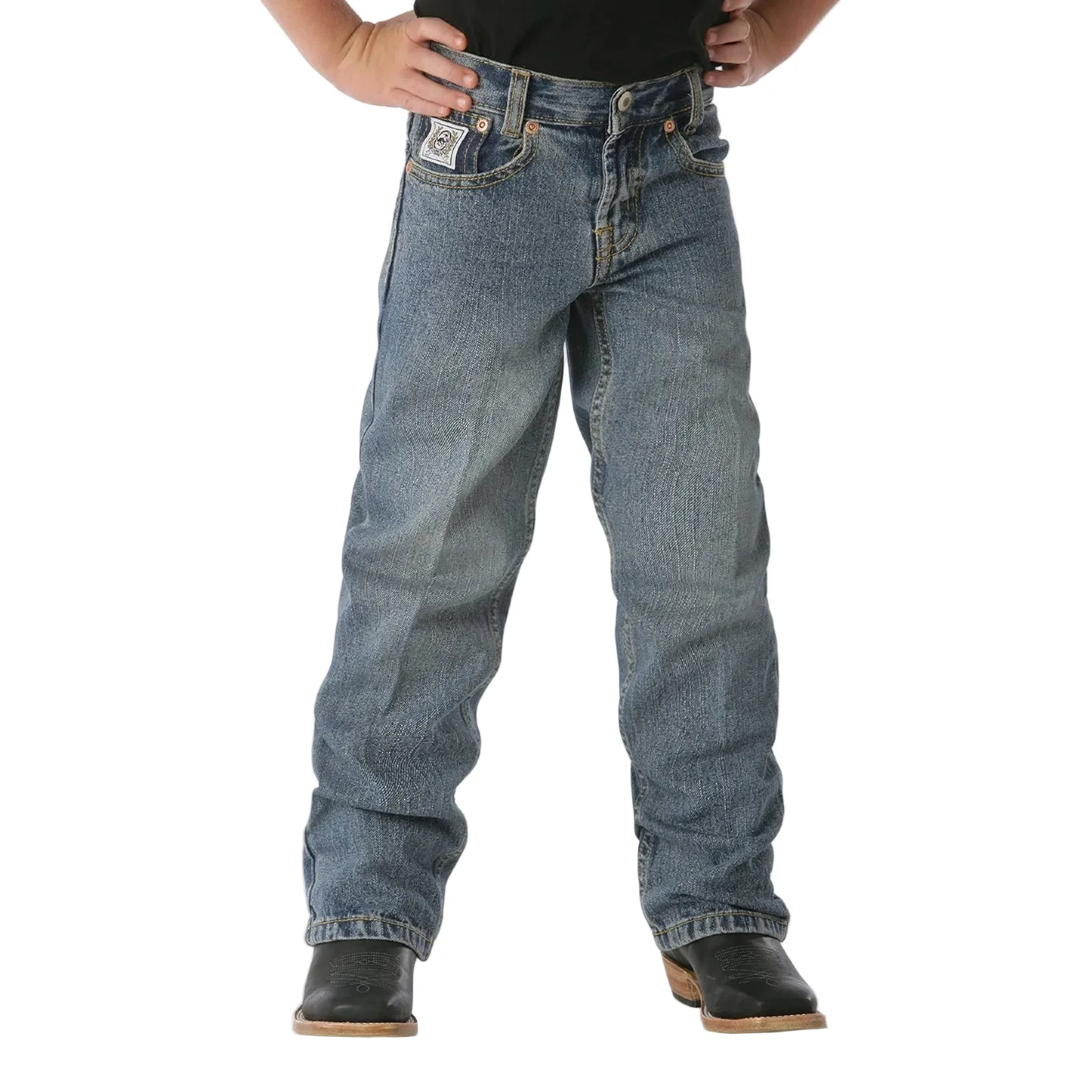 Cinch Little Boys White Label Regular Fit Jeans - Medium Stonewash