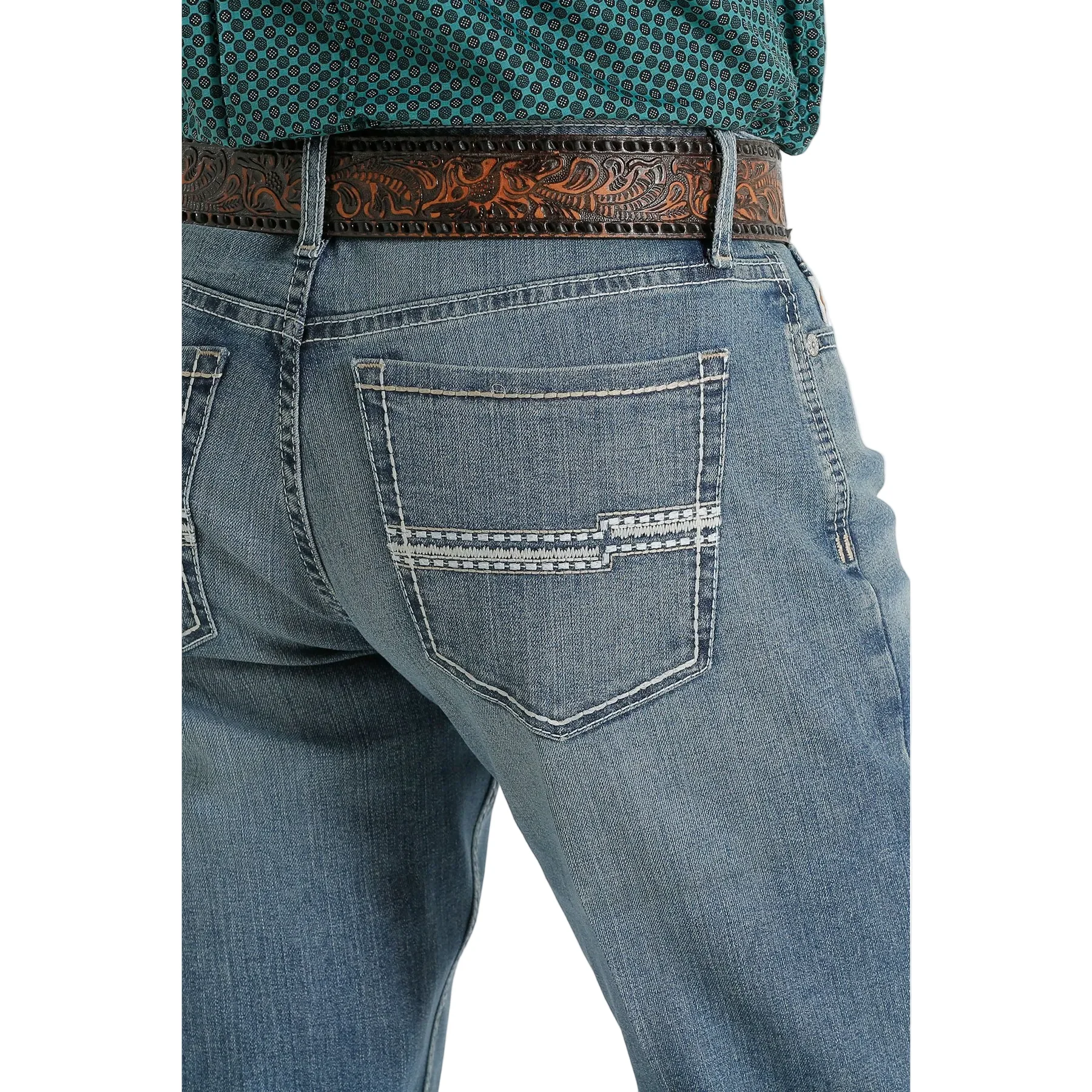 Cinch Men's Slim Fit Jesse Jeans - Light Stonewash - Image 3