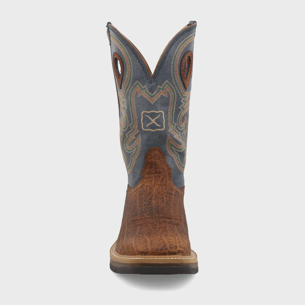 Men's 12" Horseman - Distressed Saddle & Peacock - Image 5