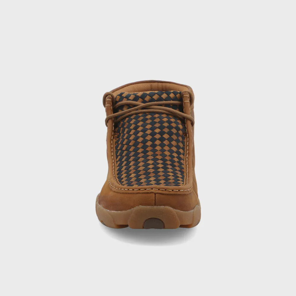 Men's Chukka Driving Moc - Oiled Saddle & Midnight - Image 2