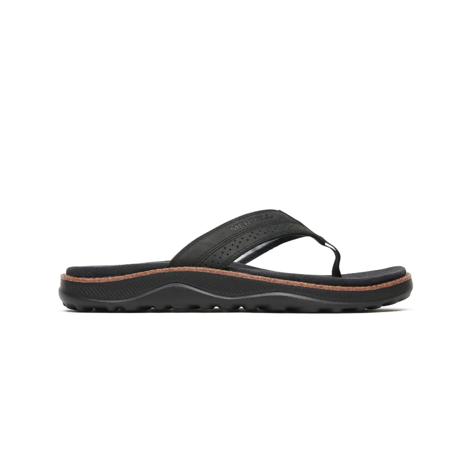 Merrell Men's Cove Leather Flip Sandal - Image 4