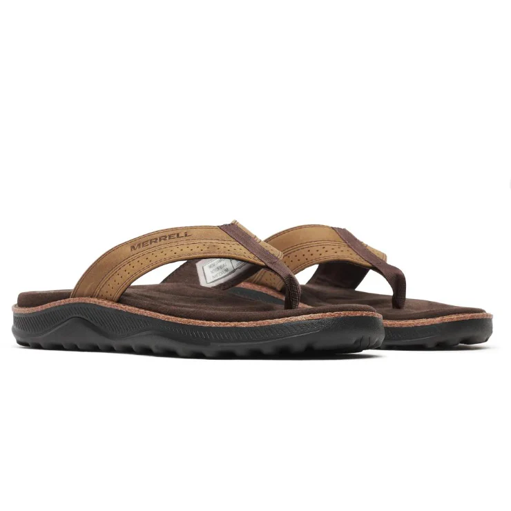 Merrell Men's Cove Leather Flip Sandal - Image 8