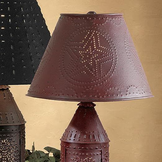 Metal Star Shade 6" - Red - Image 2