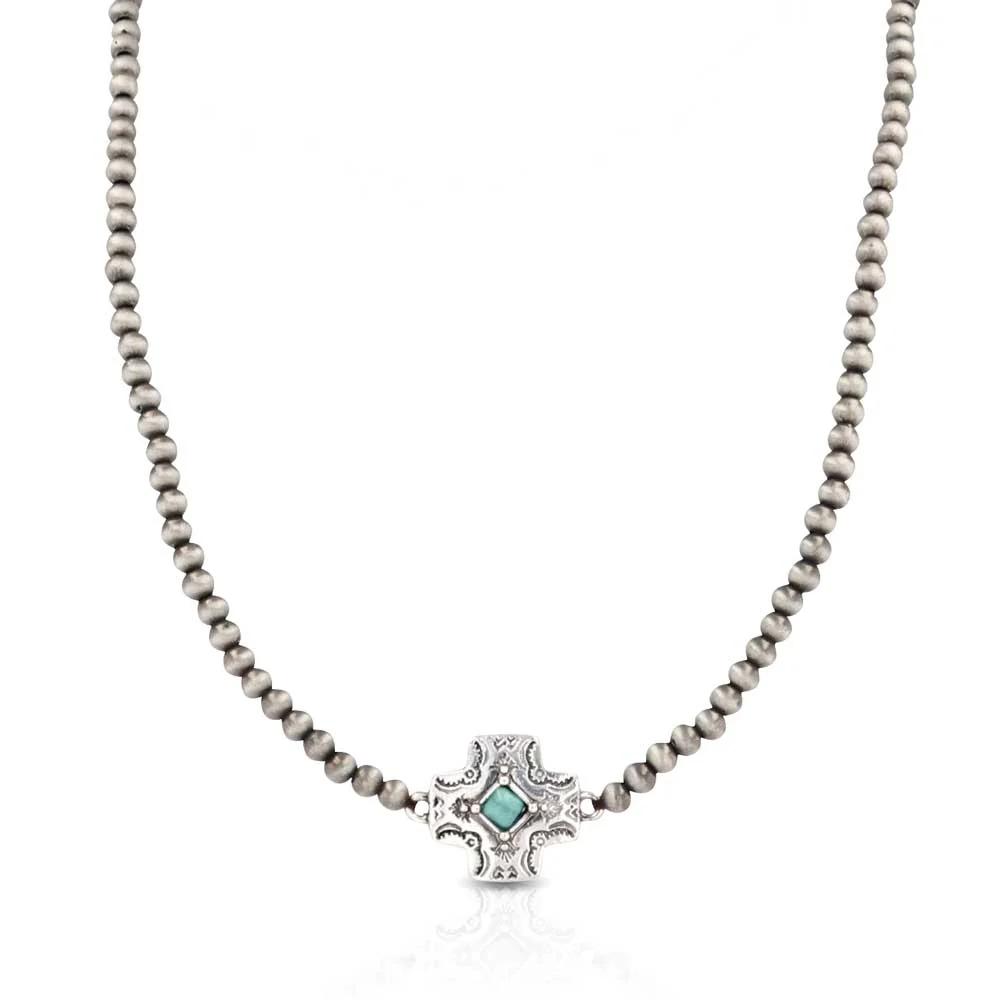 Montana Silversmith Attitude Necklace Western Star Turquoise Bead