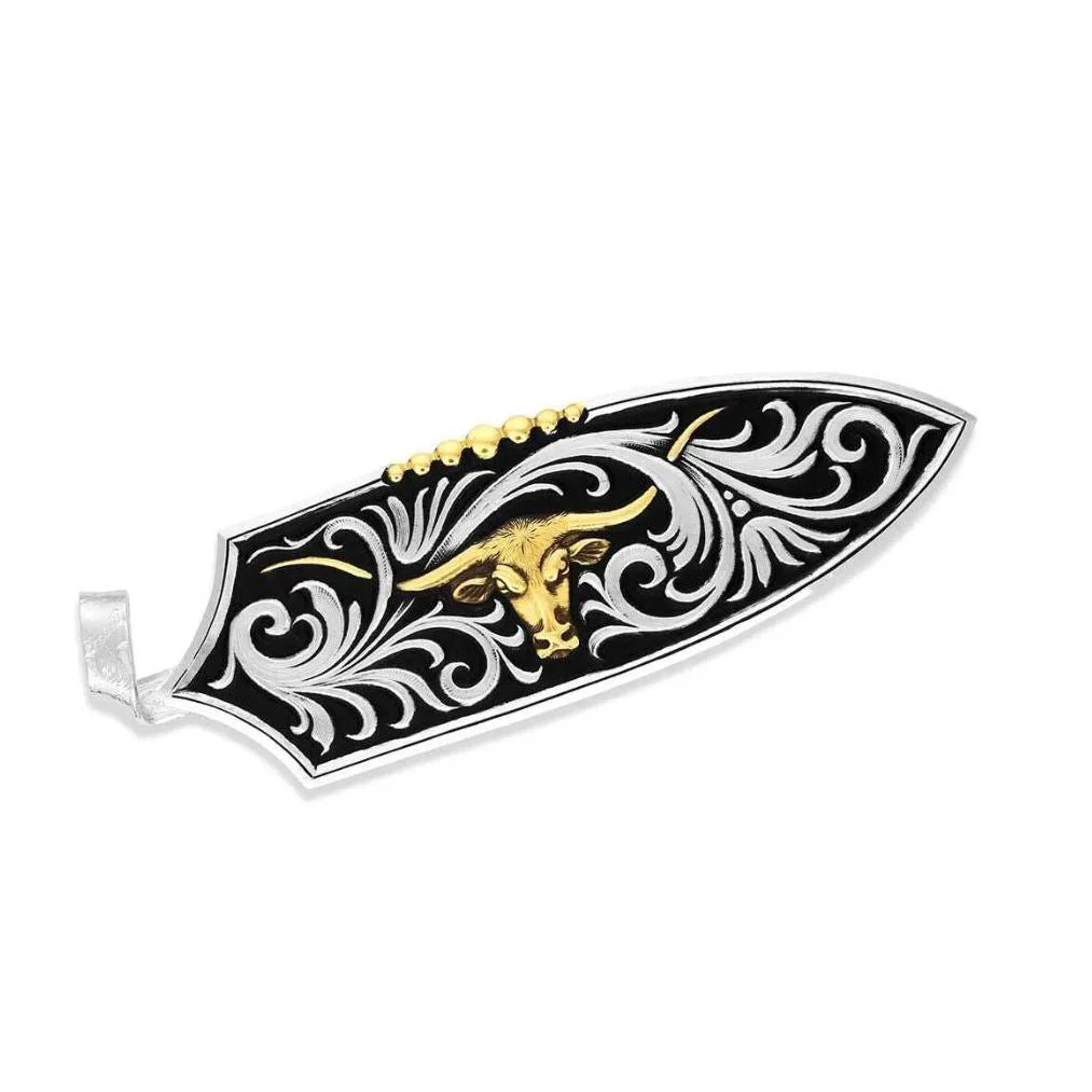 Montana Silversmith Longhorn Cattle Drive Hat Feather