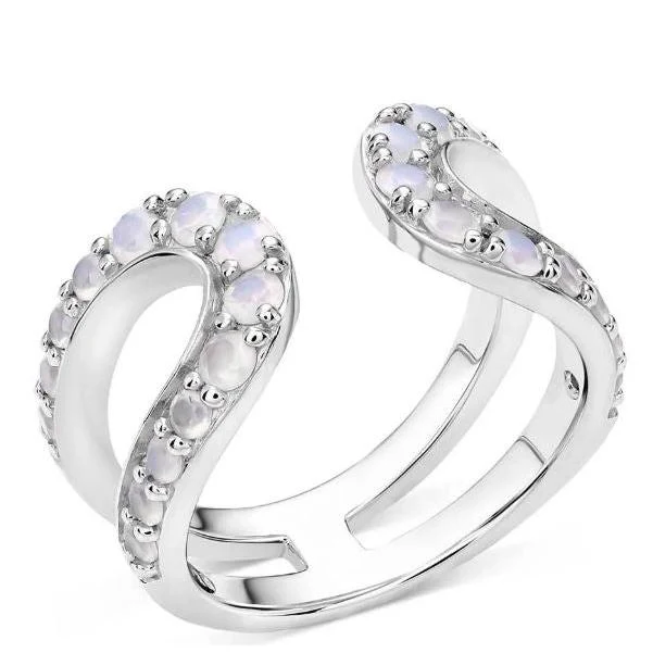 Montana Silversmiths In The Loop White Opal Ring