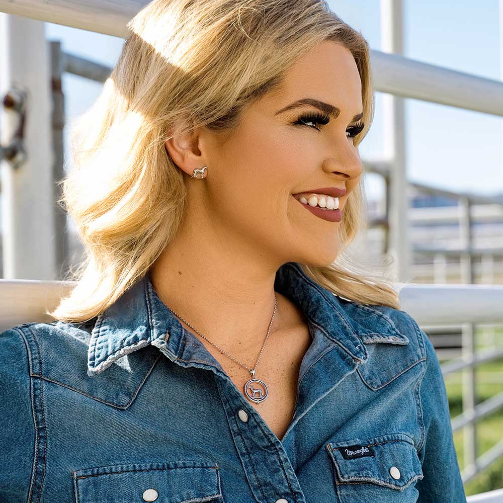 Montana Silversmiths Quarter Horse Earrings - Image 2