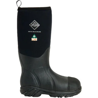 Muck Men's Steel Toe Arctic Pro Tall CSA Boots - Black
