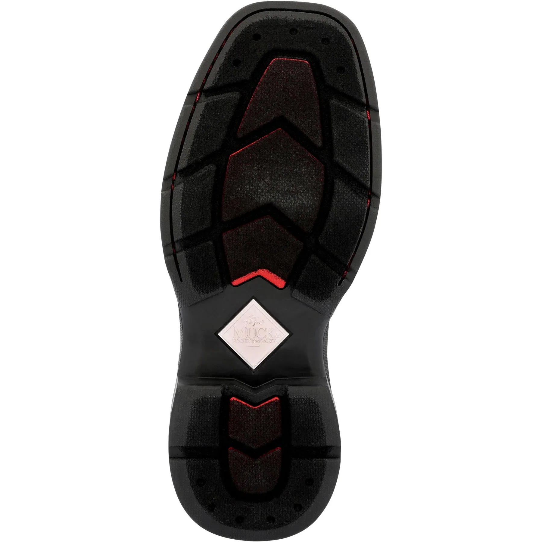 Muck Boots Kids Chore Western Big - Black/Red Stitch - Image 6