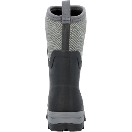Muck Women's Arctic Ice Vibram Arctic Grip All-Terrain Mid Boots - Black/Grey Geometric - Image 4