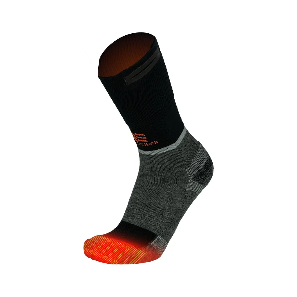 Fieldsheer Merino Men's Heated Socks- Black - Image 2