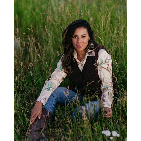 Outback Women's Long Sleeve Piper  Shirt- Tan - Image 2