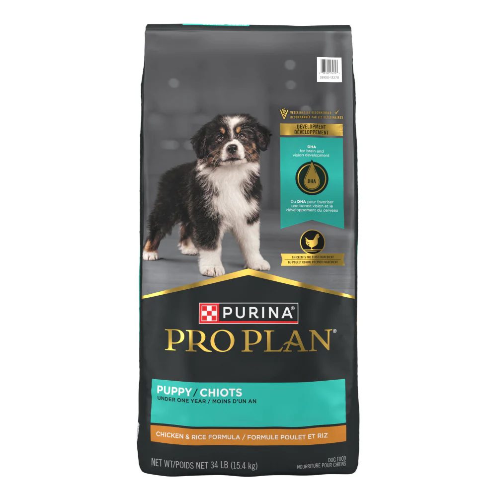 Purina Pro Plan Dog Food Puppy Chicken & Rice 15.4KG