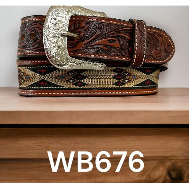 Ranger Belt Company Adult Floral Large Pattern