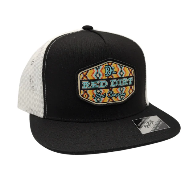 Red Dirt Hat Co Free Rein - Black/White - Image 2