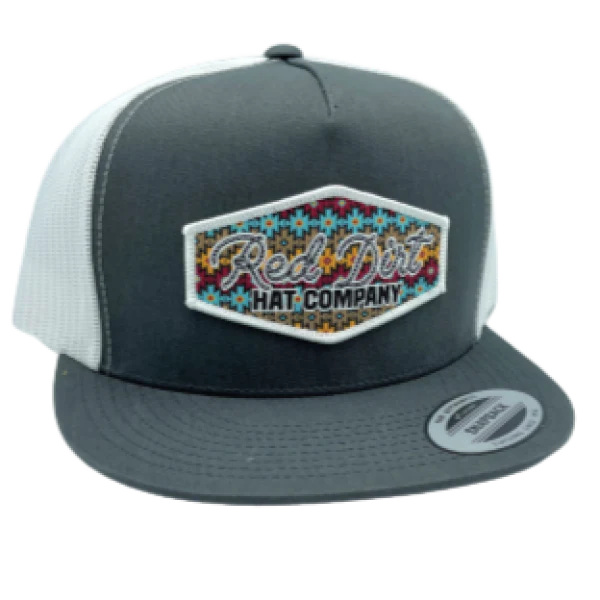 Red Dirt Hat Co Lasso Charcoal/White