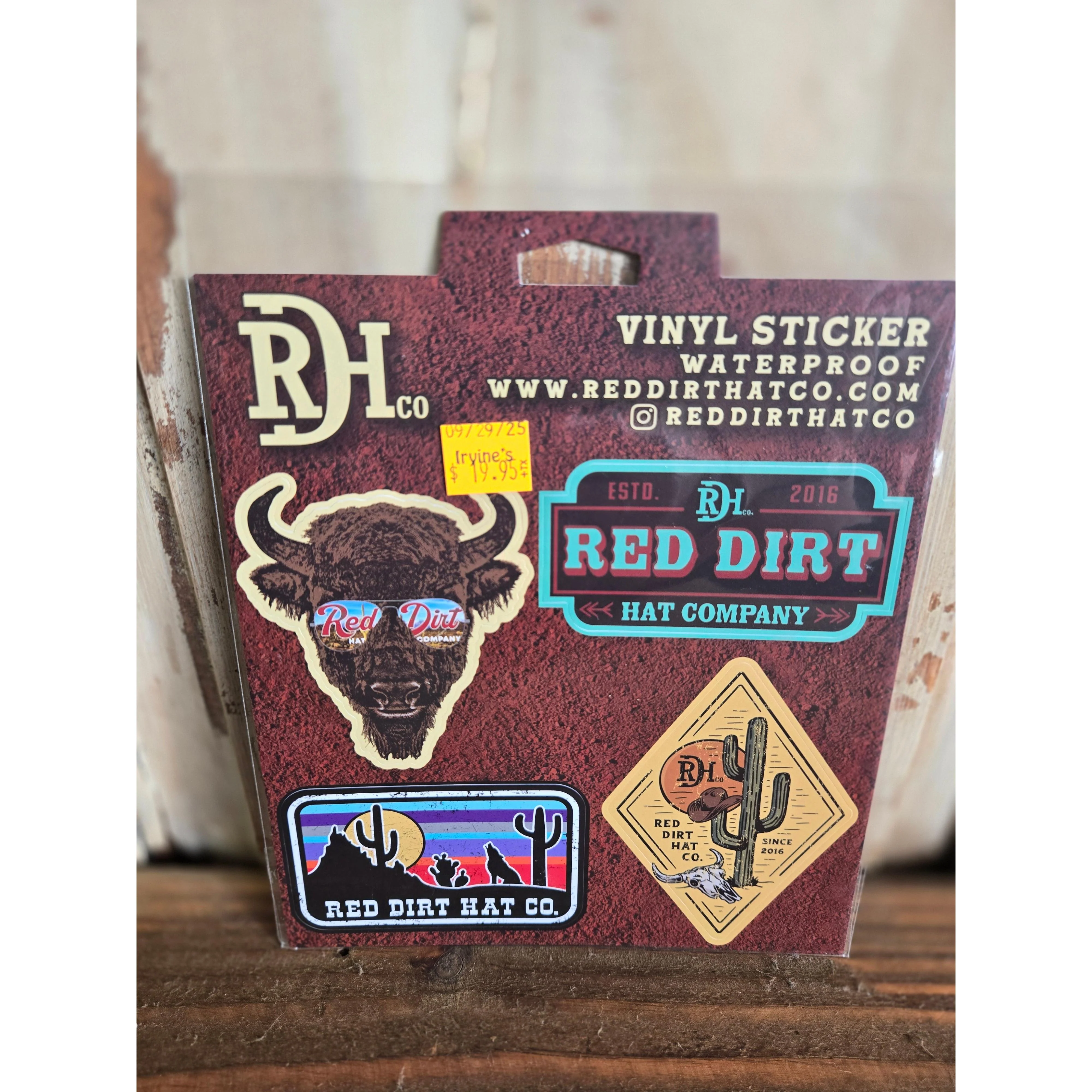 Red Dirt Hat Co Stickers - Image 2