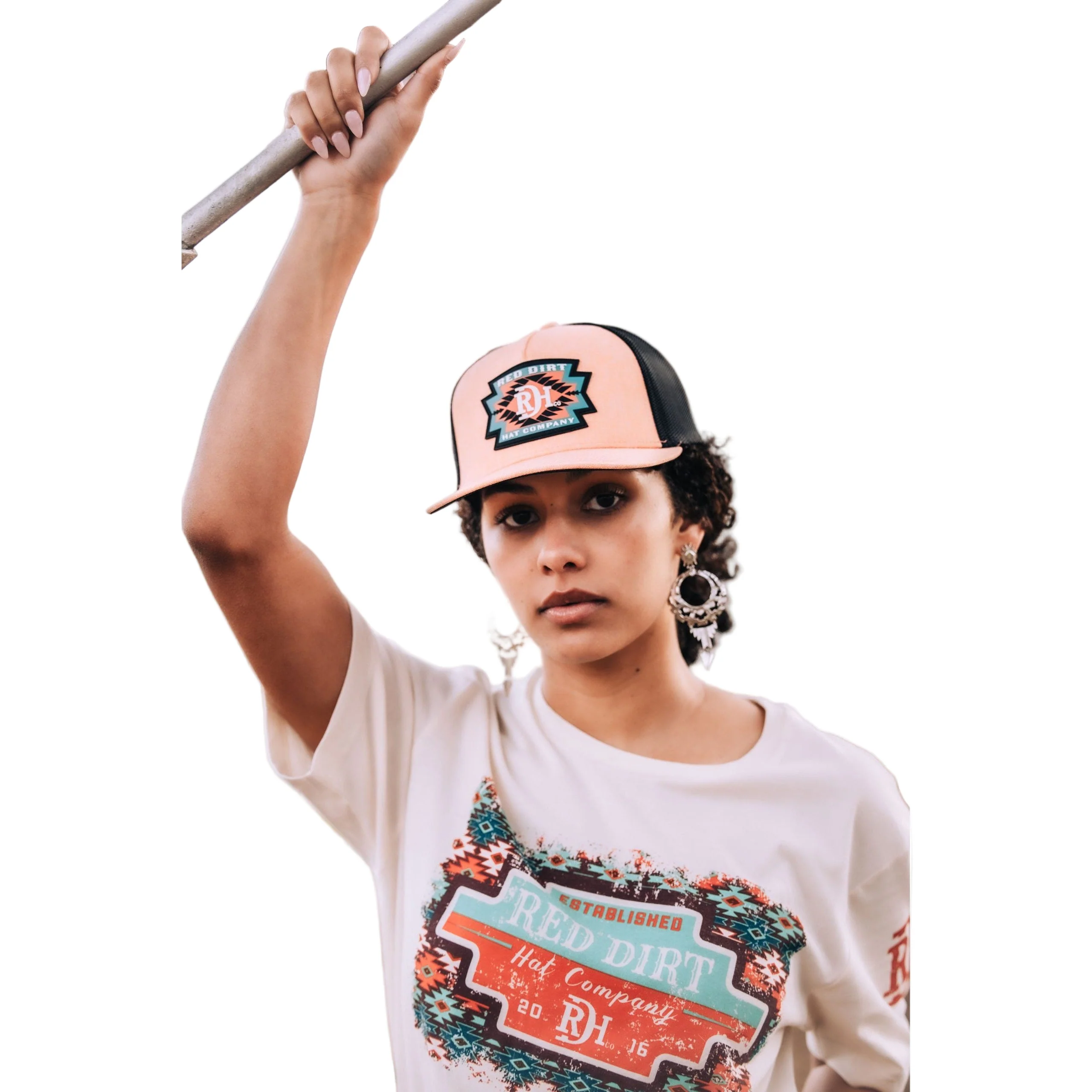 Red Dirt Hat Co. Unisex Taco Shop T-Shirt - Oatmeal - Image 2