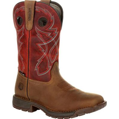 Rocky Men's Legacy 32 11" Waterproof Western Boot - Tan Red