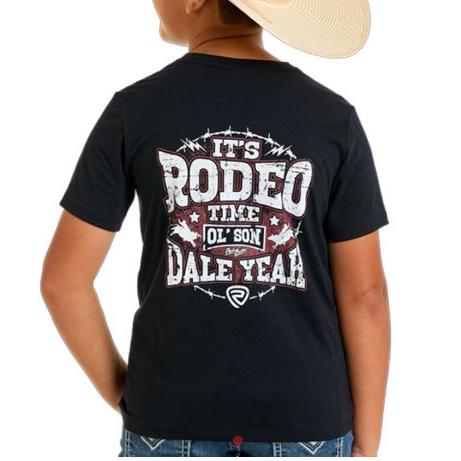 Rock & Roll Boys Dale Ol Son Graphic Short Sleeve Tee - Black - Image 2