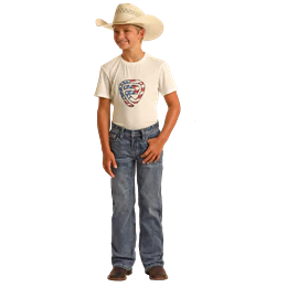 Rock & Roll Boy's Raised Denim Boot Cut