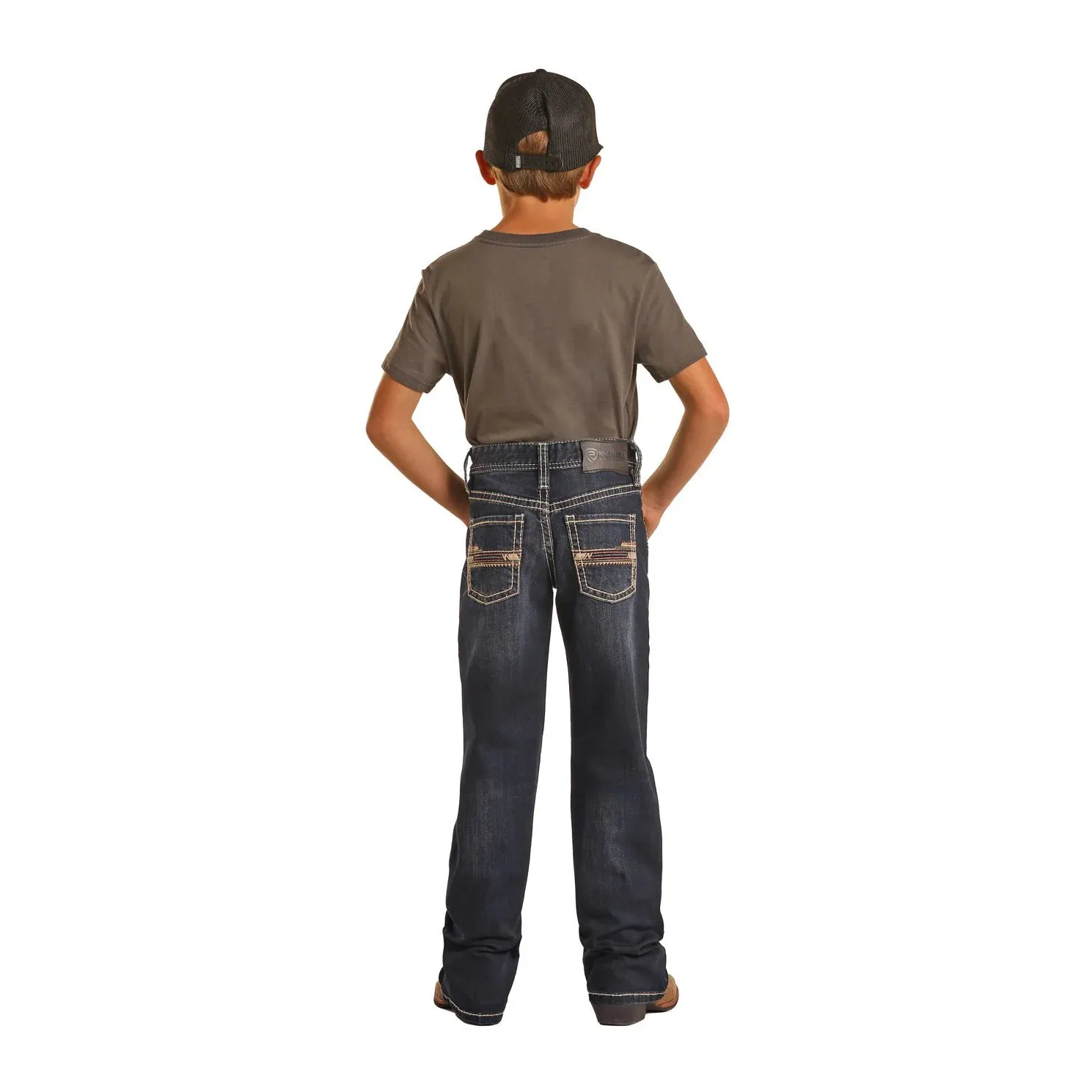 Rock & Roll Boys Straight Raised Denim - Dark Vintage - Image 2