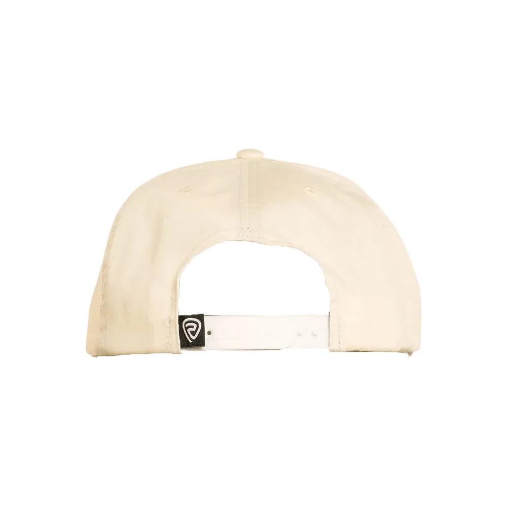 Rock & Roll Koe Wetzel Two Tone Flat Brim Snapback Cap - Mustard/Cream - Image 2