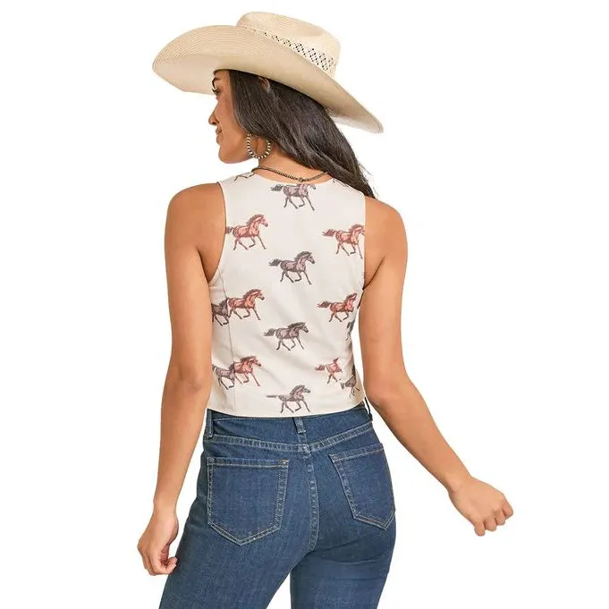 Rock & Roll Women's Vest - White - Image 2