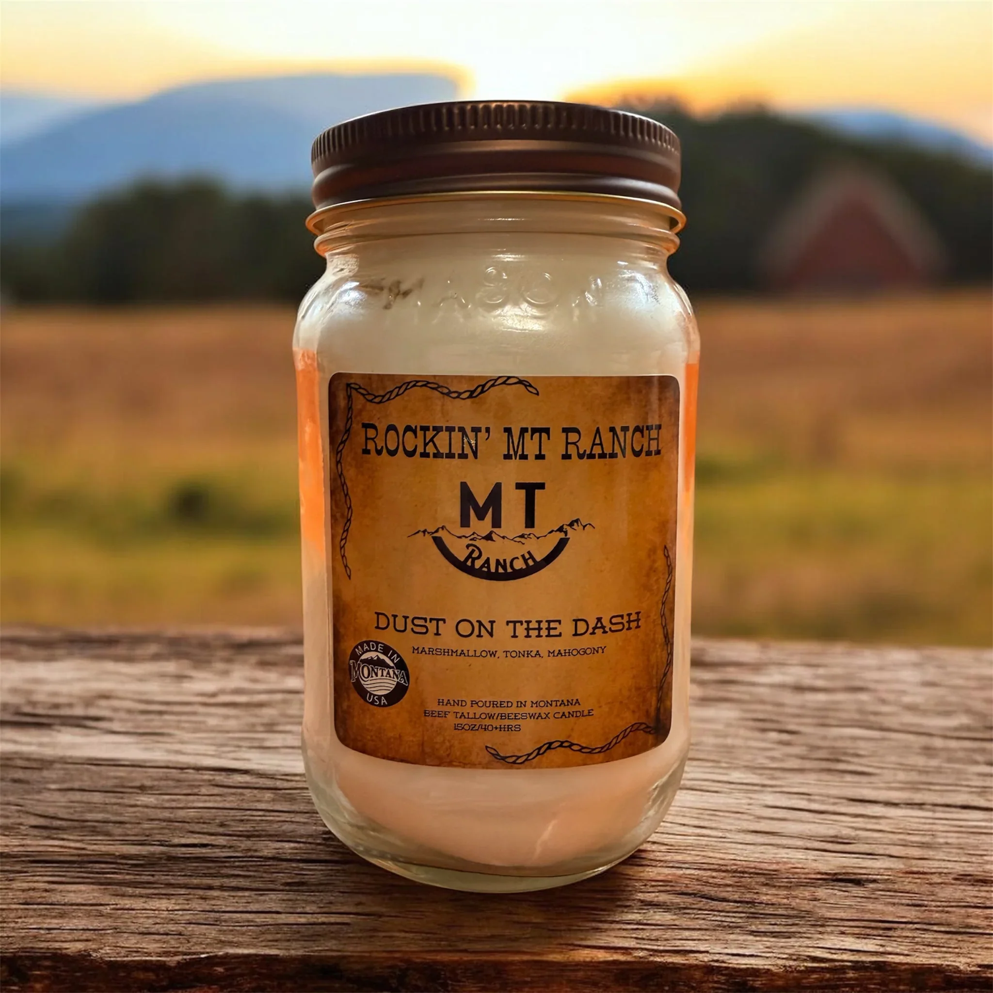 Rockin MT Ranch Tallow Ranch Candle- 16 ounce - Image 6