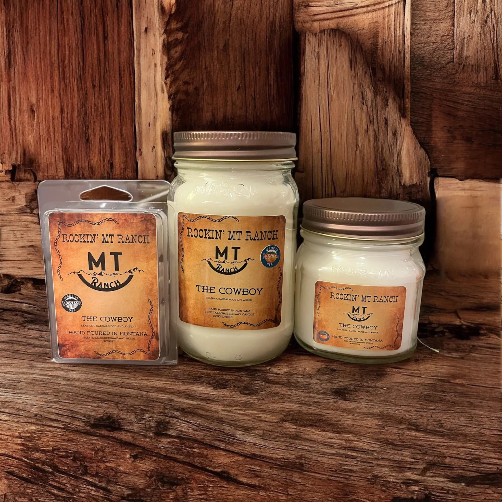 Rockin MT Ranch Tallow Ranch Candle- 8 ounce - Image 3