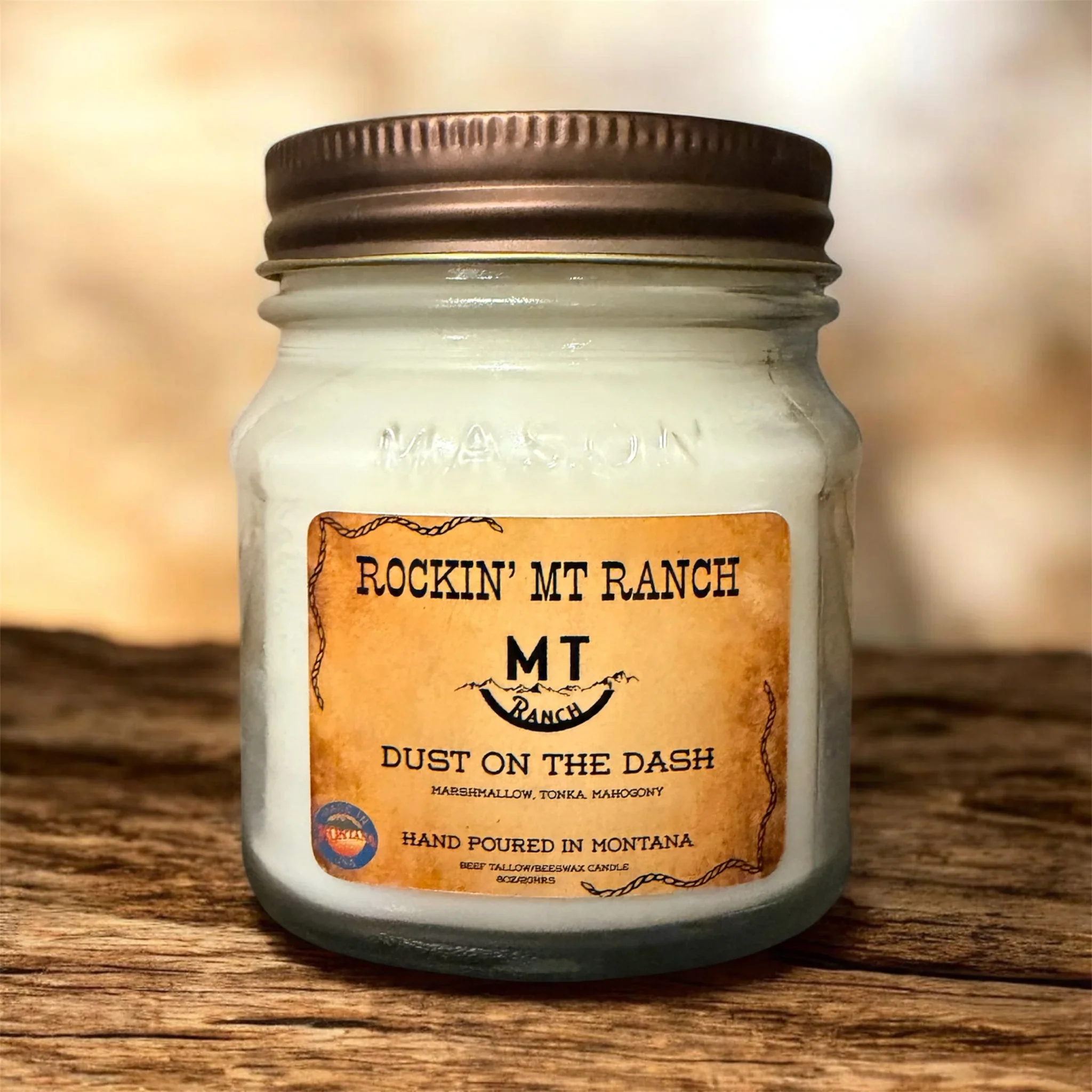 Rockin MT Ranch Tallow Ranch Candle- 8 ounce - Image 9