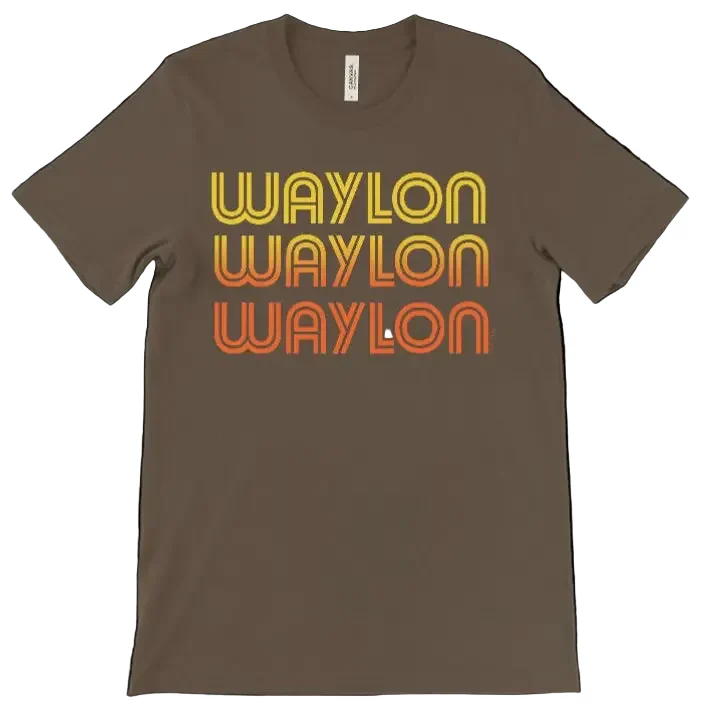 Rodeo Hippie Short Sleeve Waylon Tee Shirt - Heather Brown