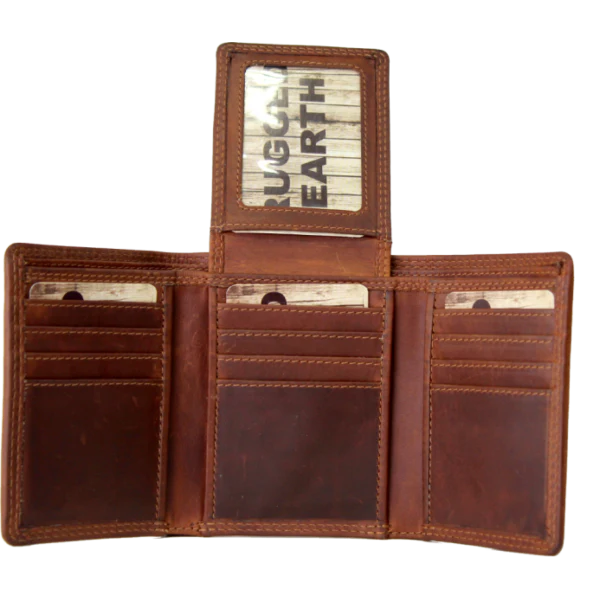 Rugged Earth Men's Fold Over Wallet - Image 3