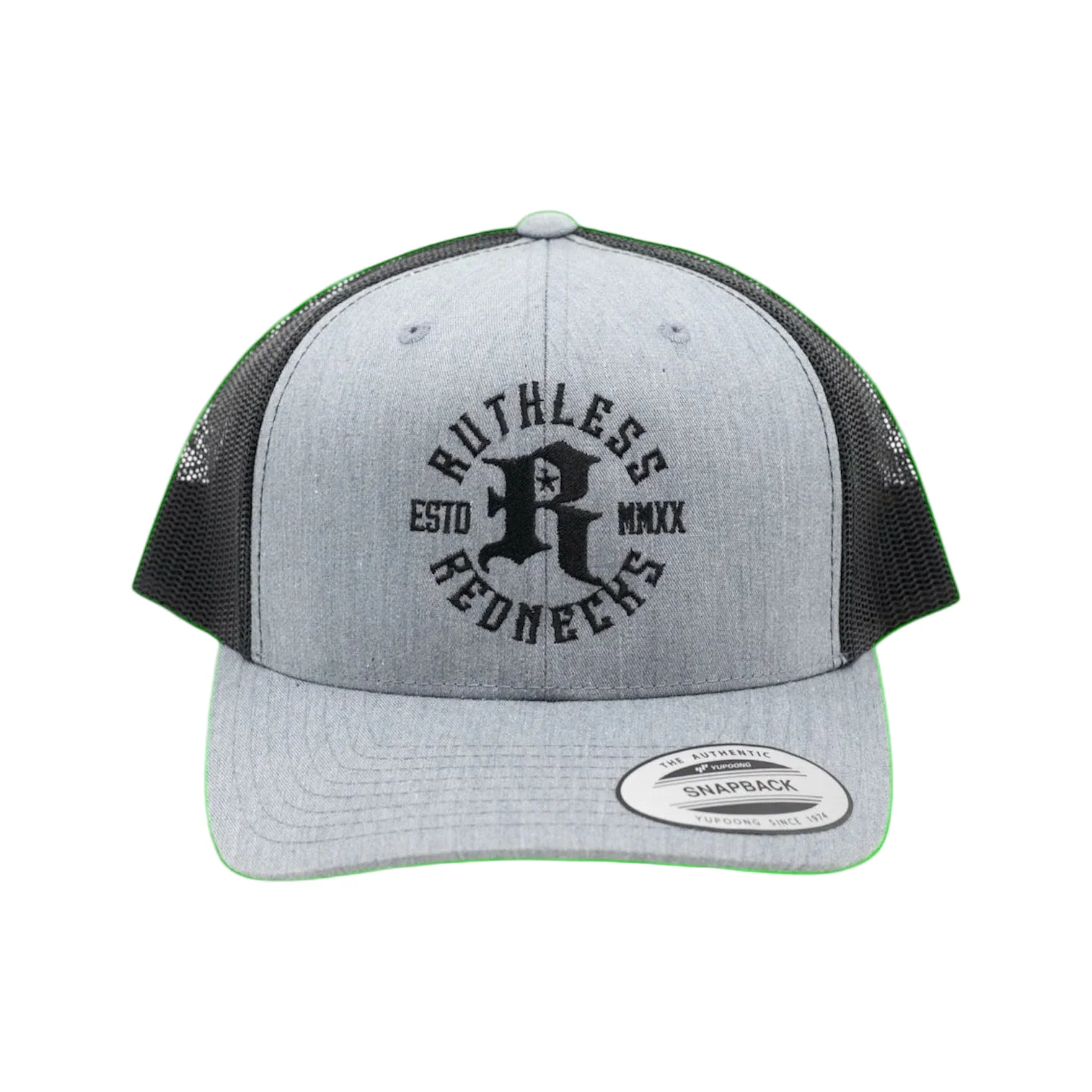 Ruthless Rednecks Icon Curved Brim Cap - Grey/Black