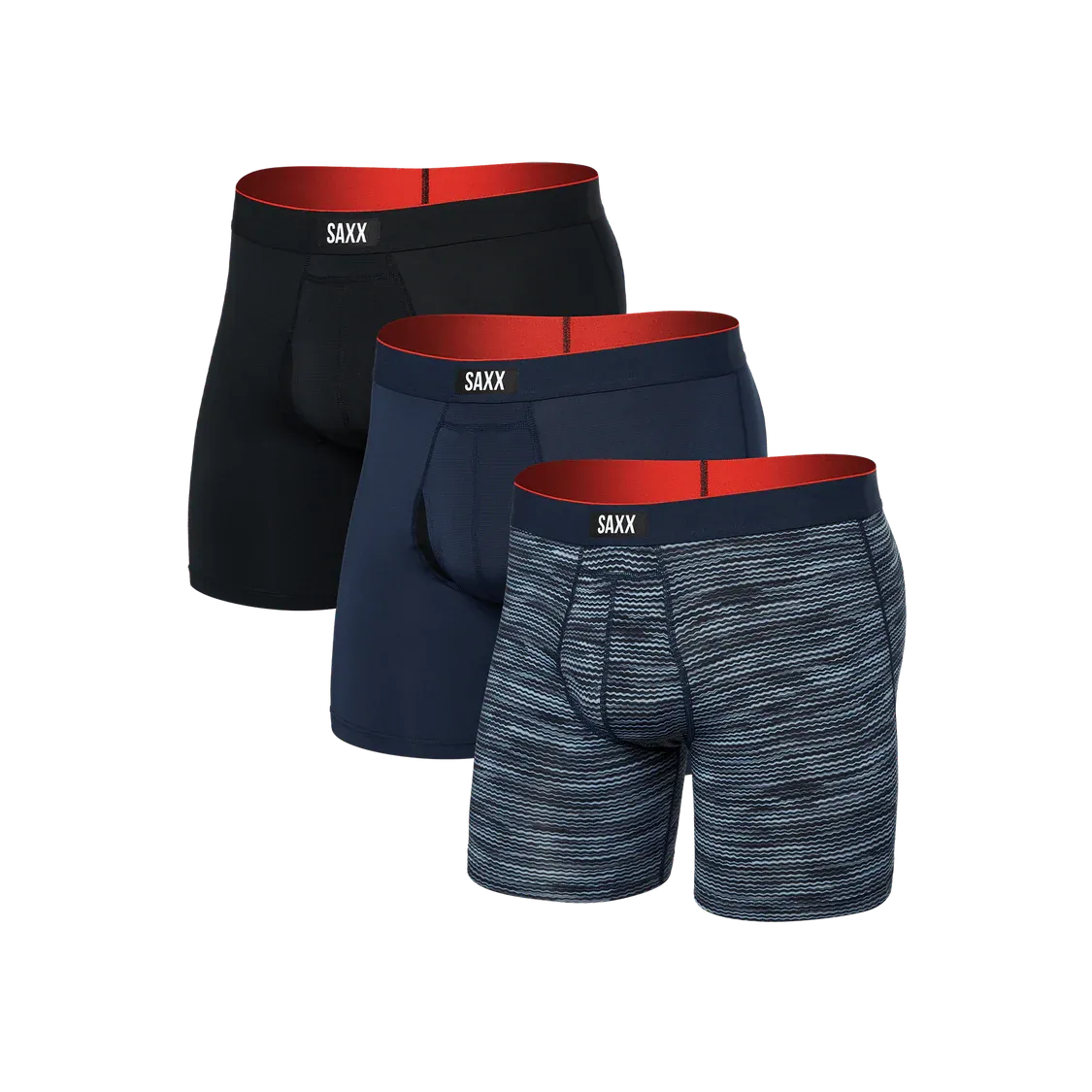 Saxx Men's Multi-Sport Mesh Boxer Brief- 3 pack - Image 2