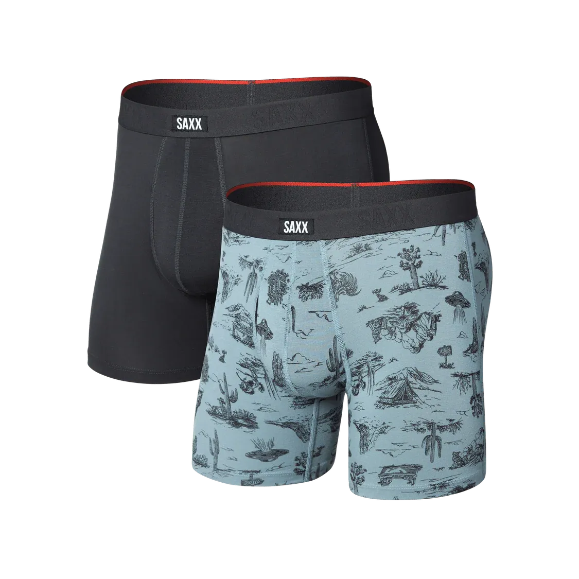 Saxx Vibe Xtra Soft Boxer Brief- 2 Pack- Multiple Colours - Image 2