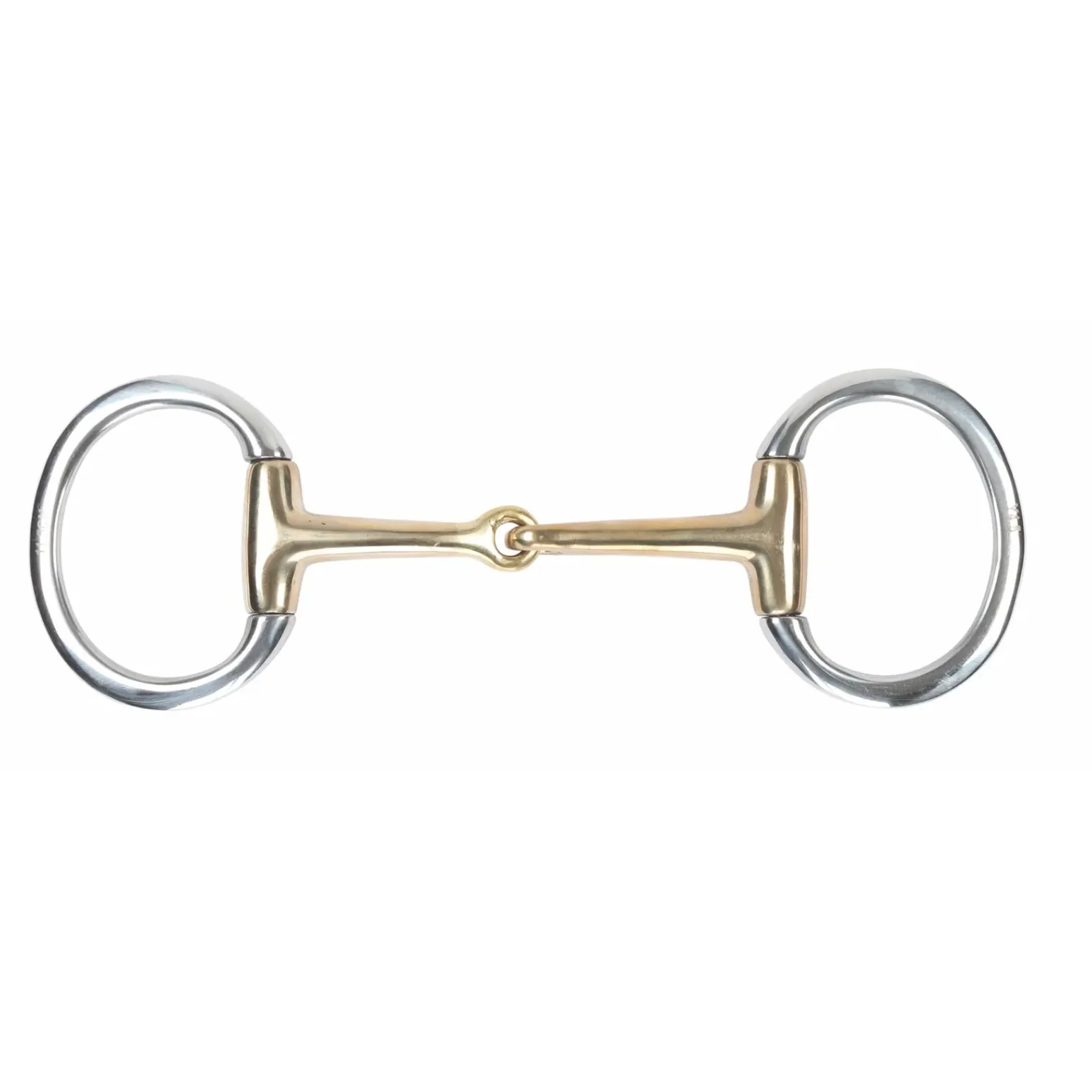Shires Flat Ring Egg Butt Snaffle Bit