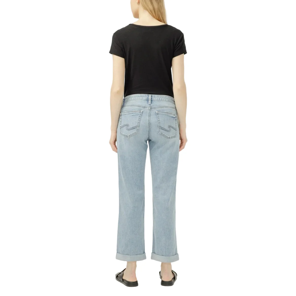 Silver Women's Chelsea Boyfriend Straight Leg Jeans - Golden Hour - Image 2