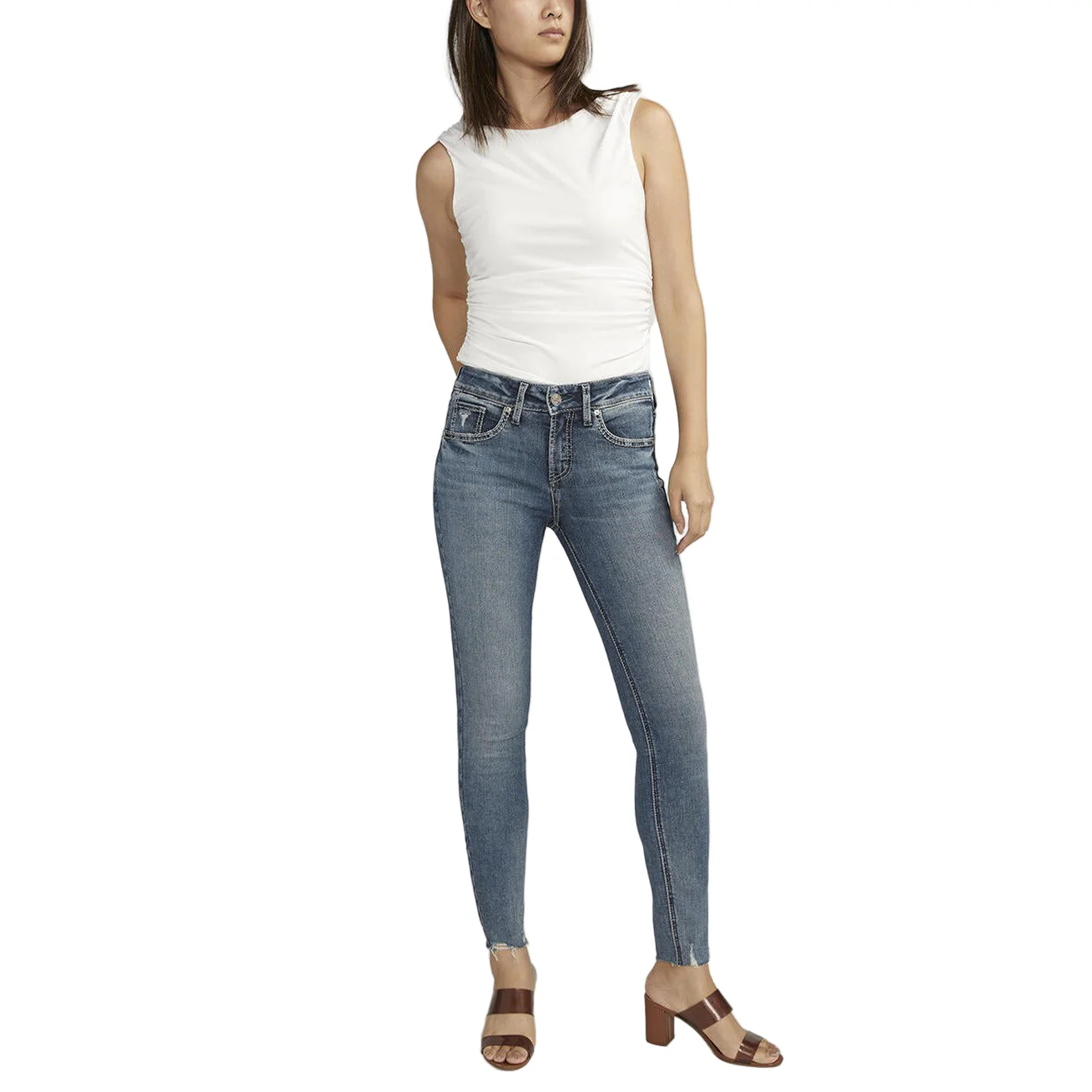 Silver Women's Suki Mid Rise Skinny Jeans