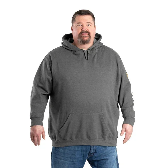 Berne Men's Unlined Pullover Fleece - Graphite - Image 3