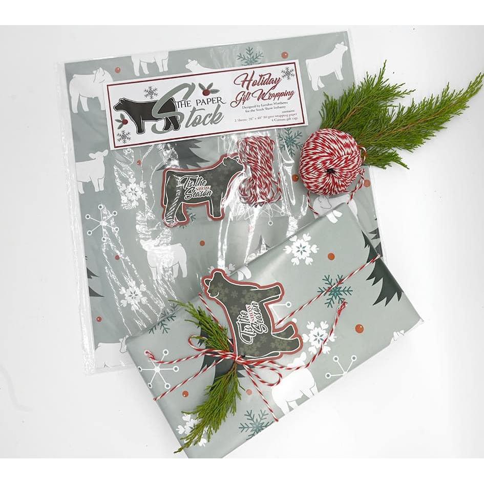 Stock Show Wrapping Holiday Wrapping Paper - Image 3