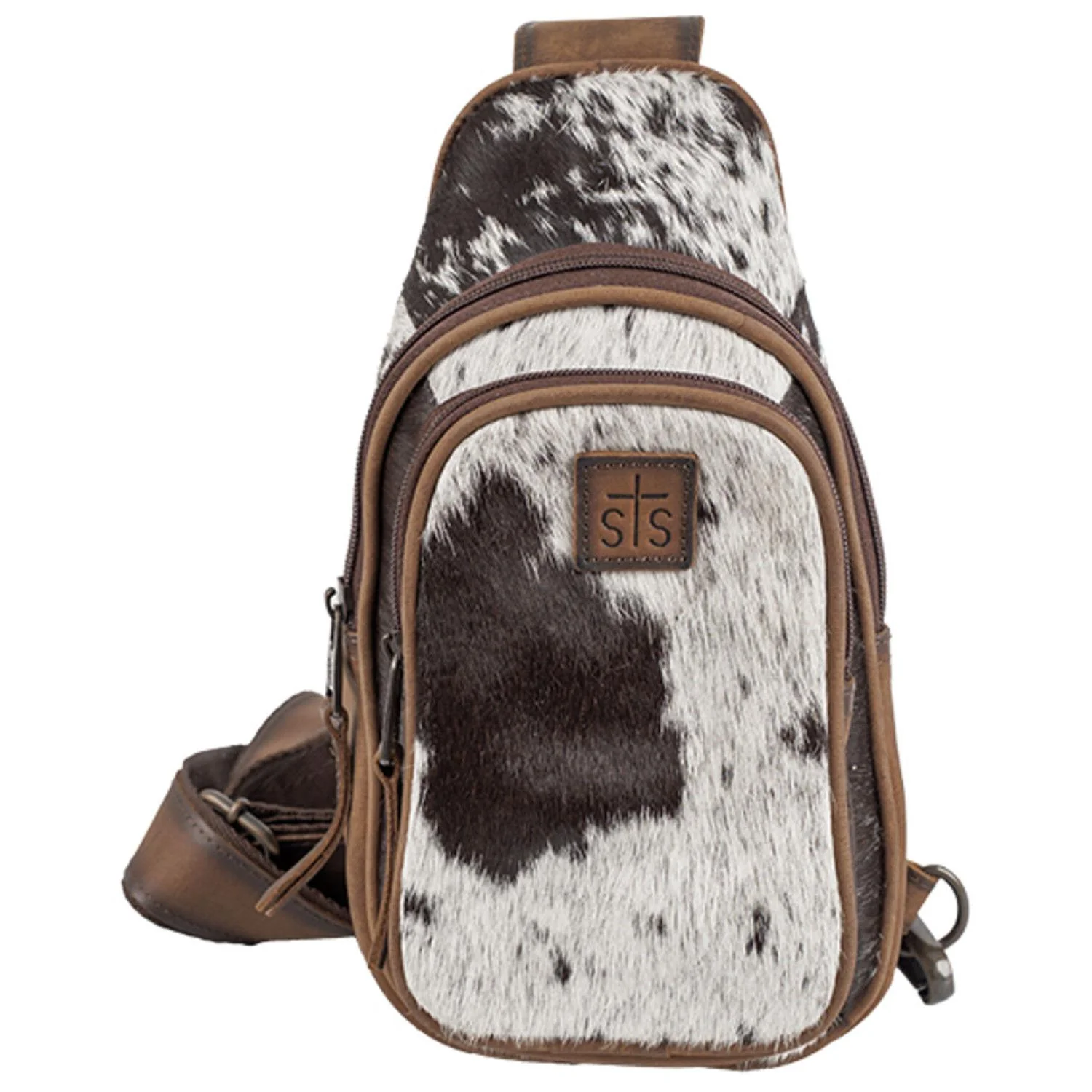 STS Ranchwear Sojourner Cowhide Sling Bag - Brown