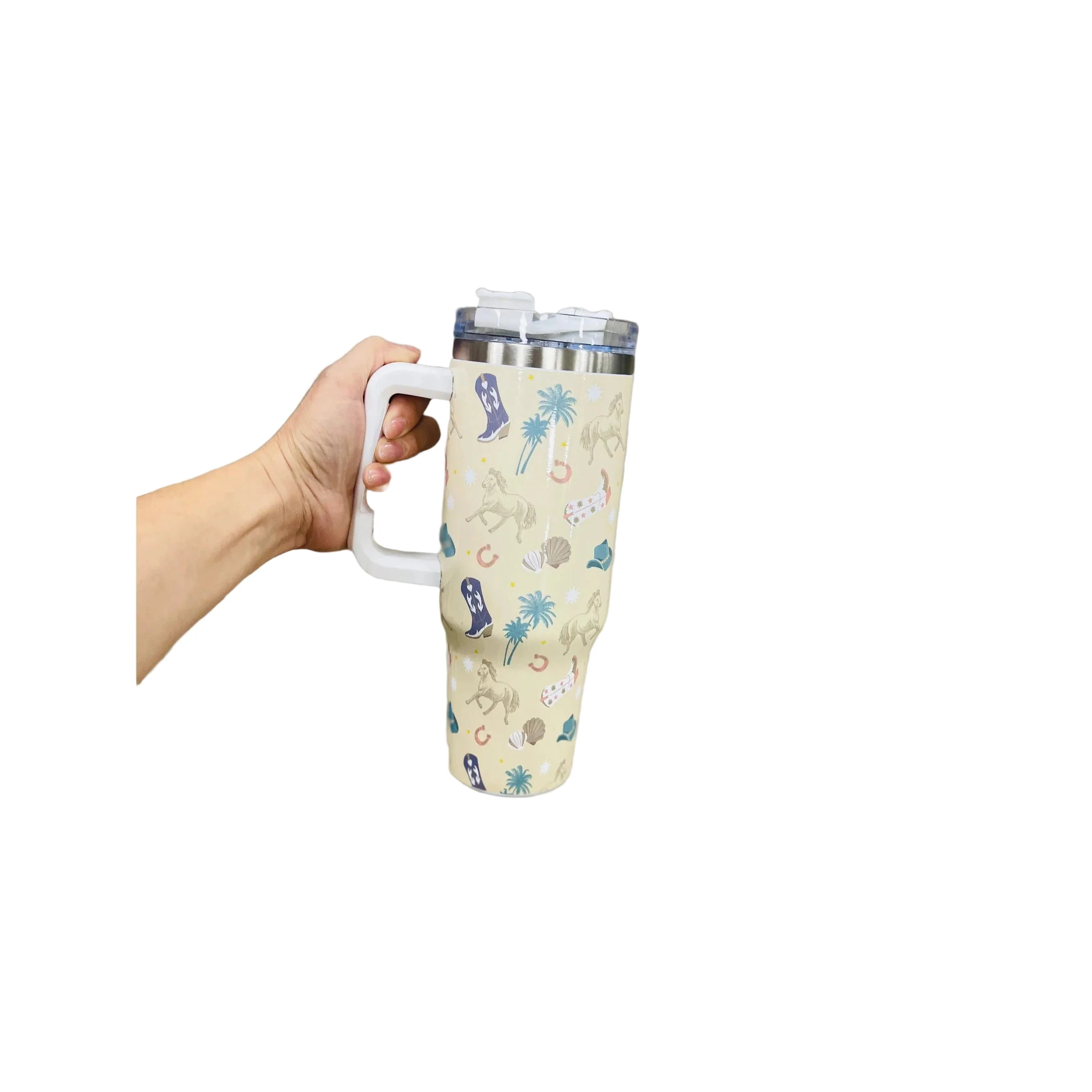 The Front Porch Label Tumblers with Handle - Assorted Colours - Image 2