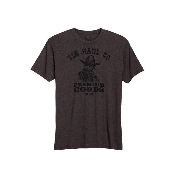 Tin Haul Apparel  Unisex Short  Sleeve Tee Shirt- Brown