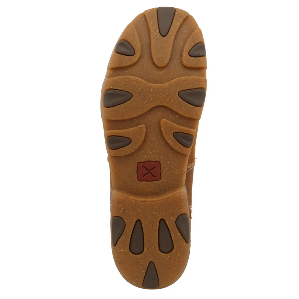 Twisted X Men's 4" Chelsea Driving Moc - Woven Multi & Oiled Saddle - Image 3