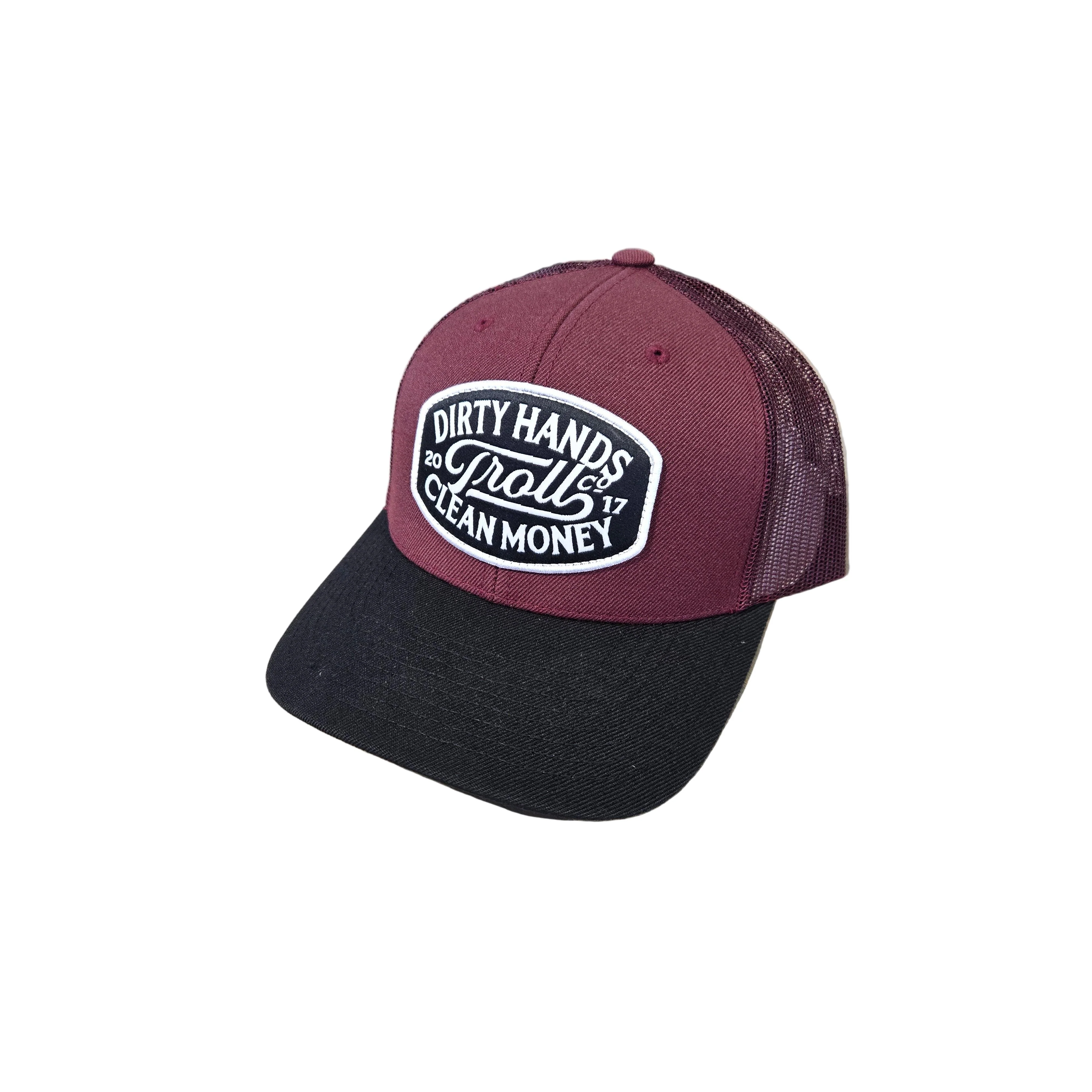 Troll DHCM Model T Curved Snapback Cap - Port Black