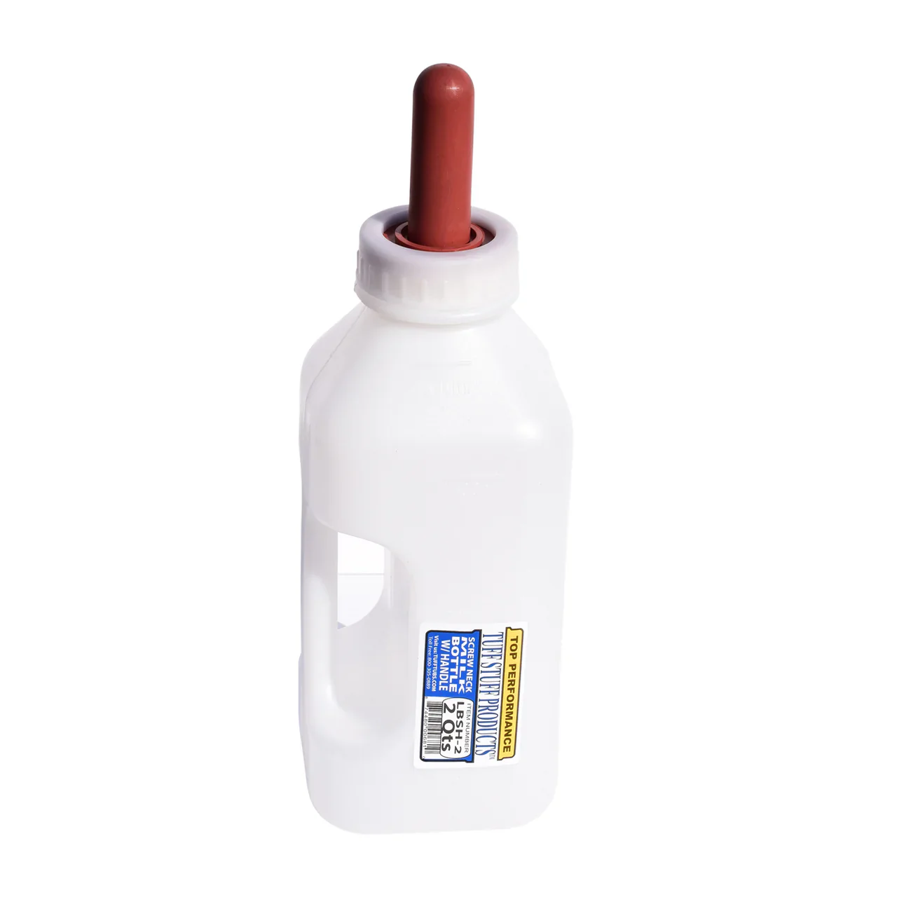 Tuff Stuff Milk Bottle Screw Tye w/ Handle-2QTS