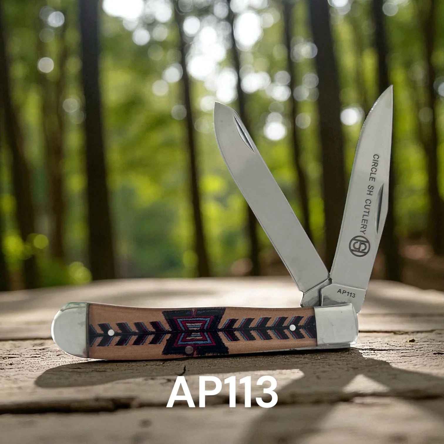Twisted X Stainless Circle SH Knife